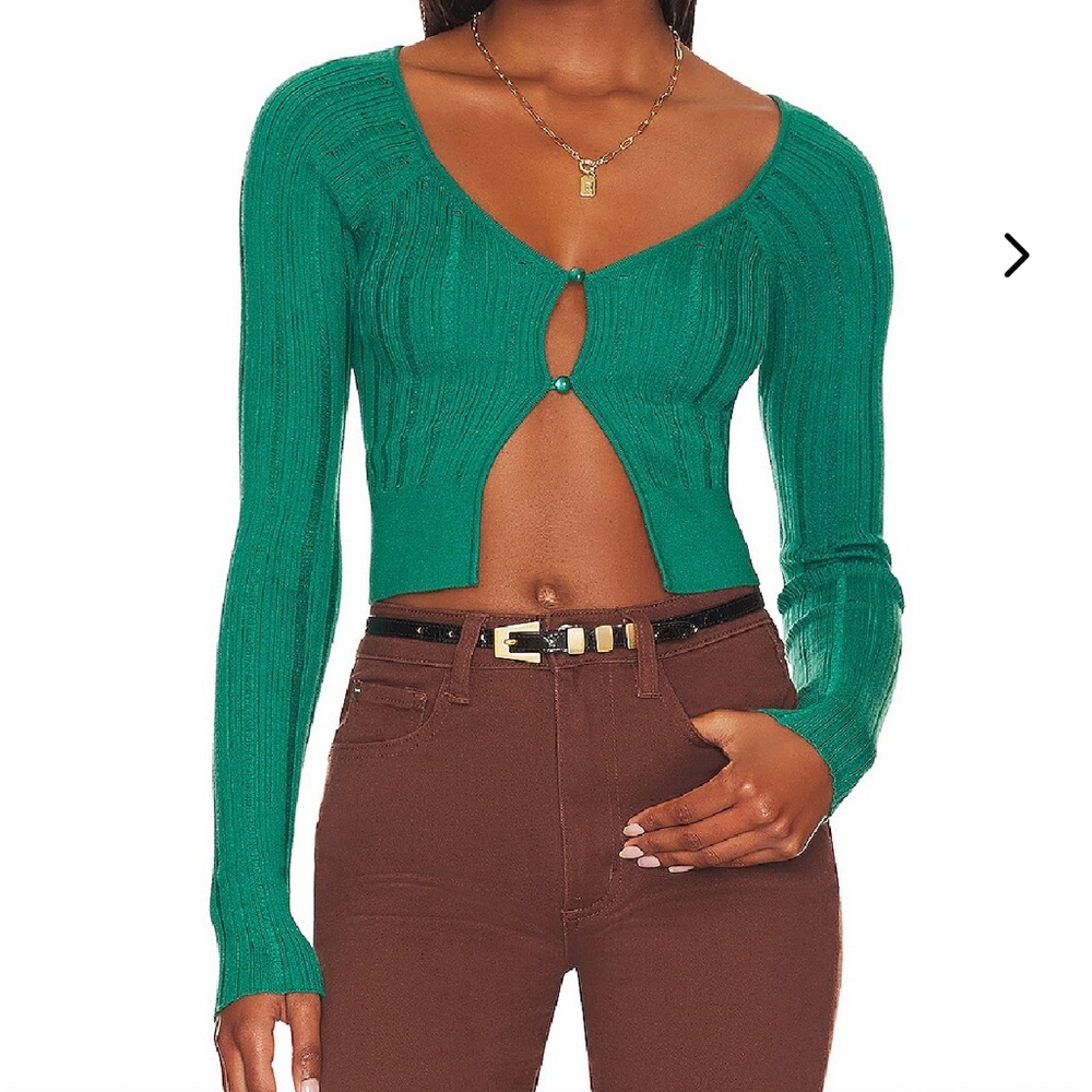 Lovers and Friends Women’s Amadi Drop Needle Micro Cardi Size S